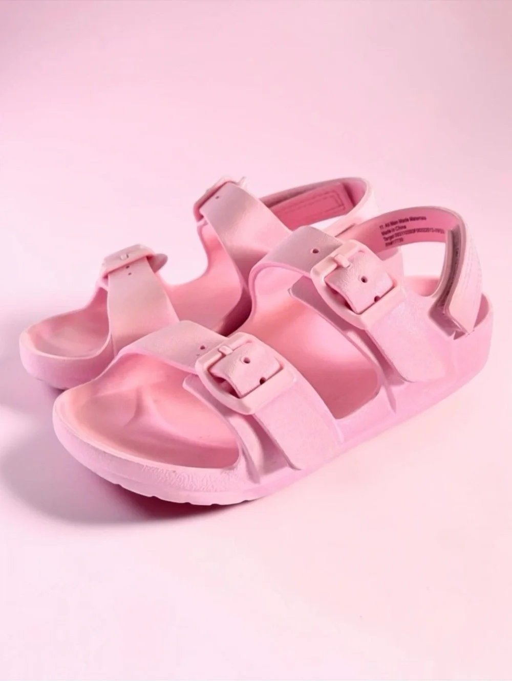 Cat & Jack Toddler Girls Sandals Bubblegum Pink Comfort Size 11 EUC